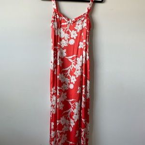 Zara Printed Maxi Silk Dress